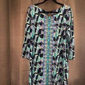 XL Lilly Pulitzer Bay Dress in Alpaca My Bags